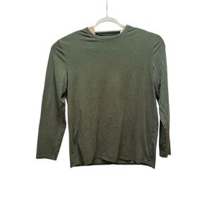 APT 9 Mens Olive Green Long Sleeve Crewneck T-Shirt Size L‎ Cotton Blend